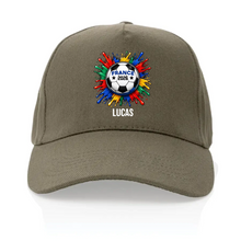 Charger l'image dans la galerie, Football 2026 Casquette personnalisés nom et photo, cadeau pour femme, homme, amateurs de football, world football cup