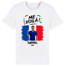 Charger l'image dans la galerie, Football T-Shirt personnalisés nom et photo, cadeau pour femme, homme, amateurs de football, world football cup, Me Voilà