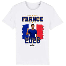 Charger l'image dans la galerie, Football T-Shirt personnalisés nom et photo, cadeau pour femme, homme, amateurs de football, world football cup, Nom du pays