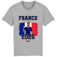Charger l'image dans la galerie, Football T-Shirt personnalisés nom et photo, cadeau pour femme, homme, amateurs de football, world football cup, Nom du pays