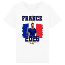 Charger l'image dans la galerie, Football T-Shirt personnalisés nom et photo, cadeau pour femme, homme, amateurs de football, world football cup, Nom du pays