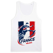 Charger l'image dans la galerie, France Football T-Shirt Col V personnalisés nom cadeau pour femme, homme, world football cup