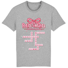 Charger l'image dans la galerie, Mots croisés personnalisés avec prénoms, T-shirt cadeau pour mamie, grand-mère, fête des mères, Les petits-enfants rendent la vie plus belle