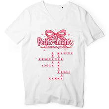 Charger l'image dans la galerie, Mots croisés personnalisés avec prénoms, T-shirt cadeau pour mamie, grand-mère, fête des mères, Les petits-enfants rendent la vie plus belle