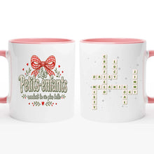 Charger l'image dans la galerie, Mots croisés personnalisés avec prénoms, Noël T-shirt cadeau pour mamie, Coquette Florale petits-enfants rendent la vie plus belle