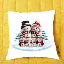Charger l'image dans la galerie, 3D Bonhomme de neige Noms d'enfants Personnalisés Ornements, Décoration de Noël Cadeaux Pour Grand-mère, grand-père