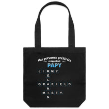Charger l'image dans la galerie, T-Shirt Mots Croisés Personnalisé avec Prénoms – Cadeau Mamie, Papy, Mes personnes préférées m'appellent