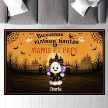 Charger l'image dans la galerie, Tapis Halloween Personnalisé – Paillasson Cadeau pour Mamie et Papy, Maison Hantée des Grands-Parents