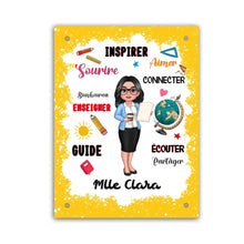 Charger l'image dans la galerie, Enseignante Bloc Acrylique personnalisée, Cadeaux pour la fête des enseignants, Enseigner Aimer Inspirer Connecter