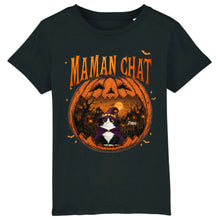 Charger l'image dans la galerie, T-Shirt Halloween Chats Citrouilles Personnalisé – Cadeau pour Maman et Amoureux des Chats