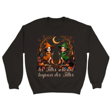Charger l'image dans la galerie, T-Shirt Halloween Personnalisé Les Filles Resteront Toujours des Filles – Cadeau pour Meilleures Amies