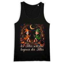 Charger l'image dans la galerie, T-Shirt Halloween Personnalisé Les Filles Resteront Toujours des Filles – Cadeau pour Meilleures Amies