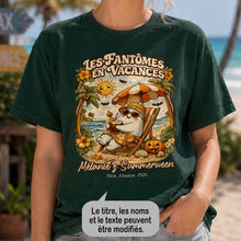 Charger l'image dans la galerie, T-Shirt Personnalisé Fantôme à la Plage Summerween – Cadeau Halloween Drôle, Vacances d'Été