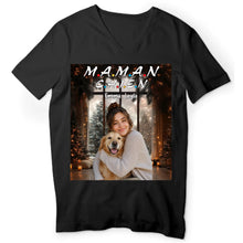 Charger l'image dans la galerie, T-Shirt Halloween Personnalisé avec Photo et Prénom – Cadeau pour Femme, Fille et Amoureux des Animaux
