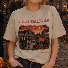 Charger l'image dans la galerie, T-Shirt Vintage Ville d'Halloween Université EST. Personnalisé avec Prénom – Cadeau Pour Homme, Femme