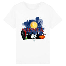 Charger l'image dans la galerie, T-Shirt Halloween Fantôme Personnalisé avec Prénom – Cadeau Homme, Femme et Enfant