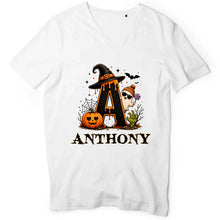 Charger l'image dans la galerie, Sac fourre-tout Halloween Fantôme et Bonbons Personnalisé avec Prénom – Tote Bag Cadeau Homme, Femme et Enfant