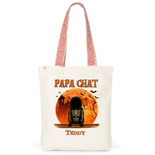 Charger l'image dans la galerie, T-Shirt Halloween Personnalisé avec Photo et Prénom de Chien, Chat ou Lapin – Cadeau pour Papa et Maman