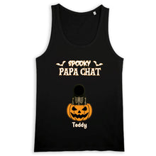 Charger l'image dans la galerie, T-Shirt Halloween Personnalisé avec Photo et Prénom – Chien, Chat, Cheval ou Lapin Spooky au Coucher du Soleil