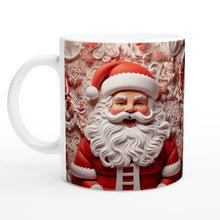 Charger l'image dans la galerie, Tasse de Noël du Père Noël en 3D Tasse à café 11oz, Cadeaux de Noël