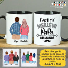 Charger l'image dans la galerie, Mug personnalisé, cadeaux pères et filles pour papa, Fête des Pères