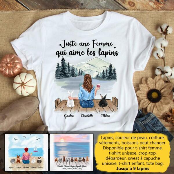 Tee-shirts Femme Juste Une Fille Qui Aime Les Livres