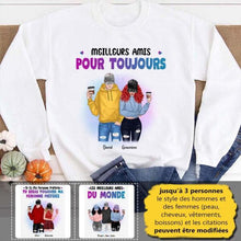 Charger l'image dans la galerie, T-shirt Personnalisé Meilleurs Amis Homme-Femme, Cadeau Idéal Meilleures Amies Pour Toujours