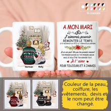 Charger l'image dans la galerie, Tasse personnalisée pour mari, Noël pour lui, mug pour mari