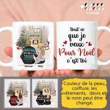 Charger l'image dans la galerie, Tasse personnalisée pour couple, Tasse de Noël pour lui, Cadeaux pour elle