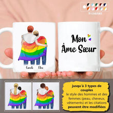Charger l'image dans la galerie, Tasse personnalisé Couple LGBT - Mon âme sœur, jusqu'à 3 types de couples