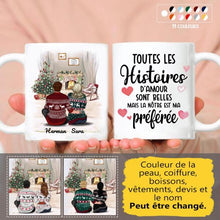 Charger l'image dans la galerie, Tasse couple, mug personnalisé couple, Cadeaux de Noël pour lui, mug pour elle