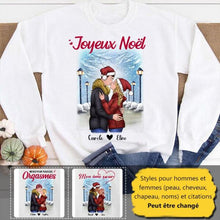 Charger l'image dans la galerie, T shirt personnalisé couple, T-shirt de Noël pour lui, pour elle, Cadeau de Noël pour le mari, pour la femme