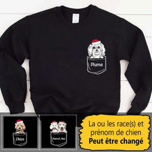 Charger l'image dans la galerie, Jusqu'à 2 Chiens, t shirt personnalisé chien, Cadeau de Noël pour les amoureux des chiens