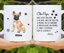 Charger l'image dans la galerie, Mug personnalisé chien, mug papa chien, Maman Chien, tasse personnalisée chien