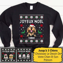 Charger l'image dans la galerie, Shirt Personnalisé Chien - JOYEUX NOËL, Jusqu'à 12 Chiens