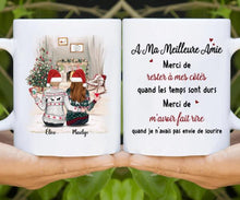 Charger l'image dans la galerie, Jusqu'à 5 filles, meilleures amies pour la vie, mug personnalisé meilleure amie, Tasse de Noël pour les meilleurs amis