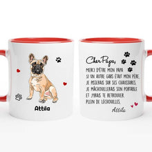 Charger l'image dans la galerie, Mug personnalisé chien, mug papa chien, Maman Chien, tasse personnalisée chien