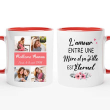 Charger l'image dans la galerie, Mug Mère et Fille, Mug photo personnalisé, Cadeaux pour Fille
