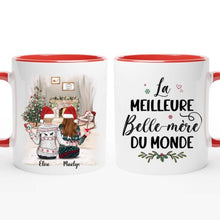 Charger l'image dans la galerie, Tasse personnalisée, Mug personnalisé famille, Tasses mère et fille, cadeaux de Noël pour maman