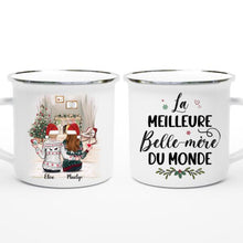Charger l'image dans la galerie, Tasse personnalisée, Mug personnalisé famille, Tasses mère et fille, cadeaux de Noël pour maman