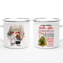 Charger l'image dans la galerie, Tasse A Ma Chère Belle-fille, Merci d'être ma belle-fille, Je t'aime, ta belle-mère, cadeau pour Noël