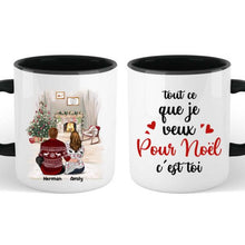 Charger l'image dans la galerie, Tasse personnalisée pour couple, Tasse de Noël pour lui, Cadeaux pour elle