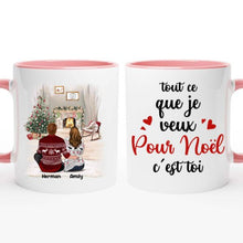 Charger l'image dans la galerie, Tasse personnalisée pour couple, Tasse de Noël pour lui, Cadeaux pour elle