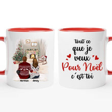 Charger l'image dans la galerie, Tasse personnalisée pour couple, Tasse de Noël pour lui, Cadeaux pour elle