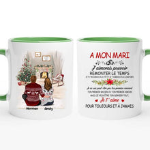 Charger l'image dans la galerie, Tasse personnalisée pour mari, Noël pour lui, mug pour mari
