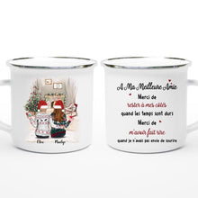 Charger l'image dans la galerie, Jusqu'à 5 filles, meilleures amies pour la vie, mug personnalisé meilleure amie, Tasse de Noël pour les meilleurs amis