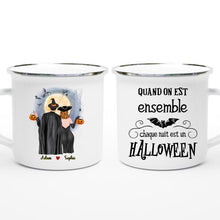 Charger l'image dans la galerie, Halloween mug personnalisé couple, tasse couple personnalisé, chaque nuit est un Halloween
