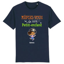 Charger l'image dans la galerie, Jusqu'à 15 enfants, tee shirt Halloween personnalisé, t shirt pour grand-mère grand-père, méfiez-vous de mes petits-enfant