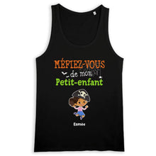 Charger l'image dans la galerie, Jusqu'à 15 enfants, tee shirt Halloween personnalisé, t shirt pour grand-mère grand-père, méfiez-vous de mes petits-enfant