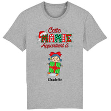 Charger l'image dans la galerie, Jusqu'à 12 petits-enfants, T-shirt personnalisé pour grand-mère, T-shirt de Noël pour grand-père